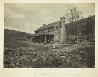 Das John Ross Haus, Ringold, GA, 1866