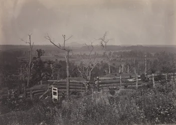 Blick auf den Kenesaw Mountain, Georgia, 1860er Jahre
