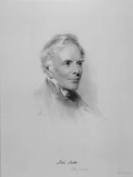 John Keble, graviert von William Holl Jr nach einer Zeichnung von 1863