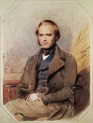 Porträt von Charles Robert Darwin
