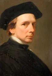 Porträt des Künstlers Selbstporträt, 1853-55.