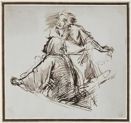 Zwei männliche Figuren, ca. 1829