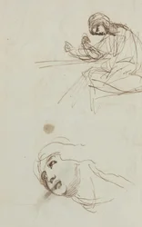 Figurenstudien [verso]