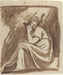 Lady Hamilton spielt eine Lyra