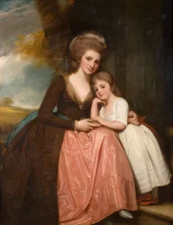 Porträt von Mrs. Bracebridge und ihrer Tochter Mary, 1784