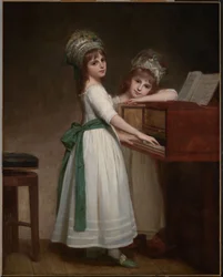 Porträt von Caroline Thurlow (geb. 1772) und Catharine Thurlow (gest. 1826)