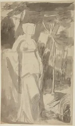 Porträtstudie von Miss Francis Woodley