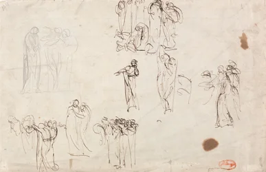 Skizzen für "Die Anklage der Susanna"