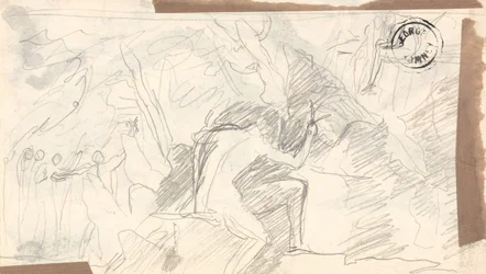 Leichte Skizze von Figuren