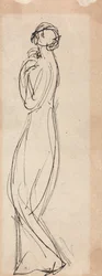 Stehende weibliche Figur