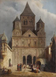 Ansicht von Marmoutier, Bas-Rhin, Frankreich