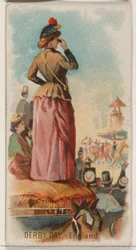 Derby Day, England, aus der Feiertagsserie N80 für Duke-Zigaretten, 1890