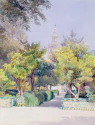 Im Garten des Alcazar, Sevilla, 1893