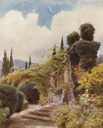 Italienische Gärten: Tor, Villa Arson