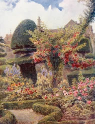 Der Rosengarten in Levens Hall, Westmoreland