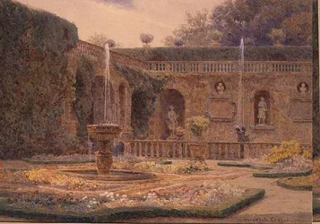 Der Garten der Villa Cigogna Mozzoni