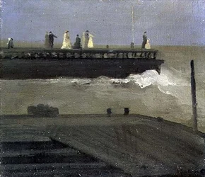 Auf dem Pier