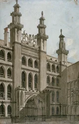 Südwestansicht der Guildhall-Front, City of London