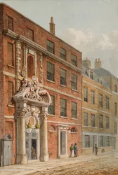 Die Merchant Taylors Hall, London, um 1810