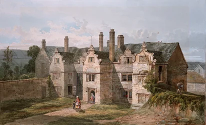 Ansicht von Trerice, Cornwall, 1819