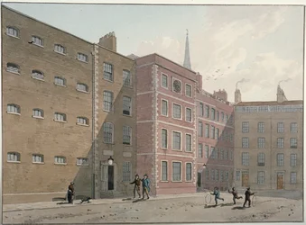 Ansicht des Innenhofs von Bridewell, City of London