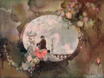 Ein dekoratives Panel, ca. 1912