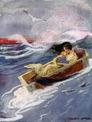 Perseus: "Und weg und hinaus aufs Meer trieben die Mutter und ihr Kind"