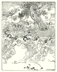 Perseus: "Hand in Hand um den verzauberten Baum tanzen"