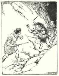 Theseus: "Er hatte noch nie ein so seltsames Tier gesehen"