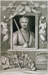 Wilhelm I. der Eroberer (1027-87) König von England ab 1066 (Stich)