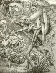 Ferdinand und Ariel (Gravur)
