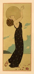 Les Mysteres, Illustration aus Les Chansons de Bilitis von Pierre Louys, veröffentlicht 1922