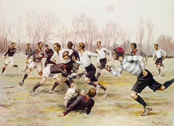 Fußball (Rugby), Meisterschaftsspiel im Parc de Saint Cloud, Sportkalender, Februar