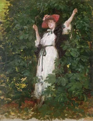 Sarah Bernhardt in den Bäumen