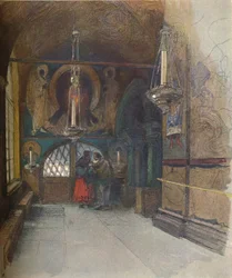 Innenraum der Kathedrale der Verkündigung, Moskau