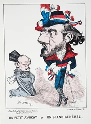 Ein kleiner Anwalt und ein großer General, aus Histoire de la Troisieme Republique, Band I, lHistoire Politique, veröffentlicht 1933