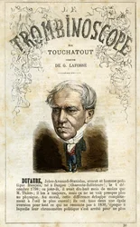 Jules Armand DUFAURE (1798-1881) - Illustration aus "Le Trombinoscope", einer satirischen politischen Zeitschrift von Leon-Charles Bienvenu, bekannt als Touchatout (1835-1910), März 1872