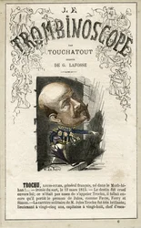 Louis-Jules TROCHU (1815-1896) Illustration aus "Le Trombinoscope", einem satirischen politischen Periodikum von Leon-Charles Bienvenu, bekannt als Touchatout (1835-1910) Monographie Nr. 6, Paris
