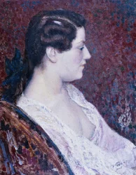 Frau mit nackten Brüsten, 1907