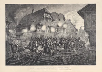 Angriff der neunten Kürassiere, Dorf Morsbronn, 6. August 1870, 1874-1900