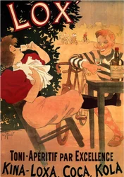 Werbung für die Weinmarke Lox (Plakat)