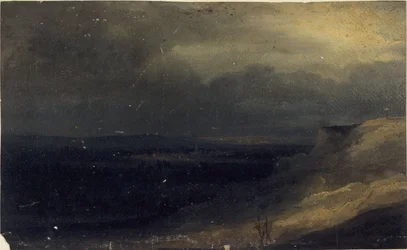 Vermutliche Ansicht von Montmartre, ca. 1830
