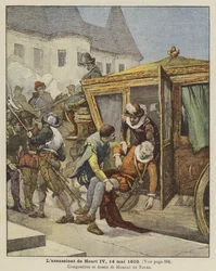 Die Ermordung von König Heinrich IV. von Frankreich, 14. Mai 1610