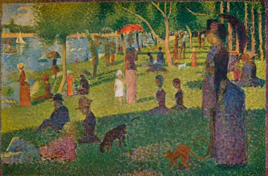 Studie für Ein Sonntagnachmittag auf der Insel La Grande Jatte, 1884