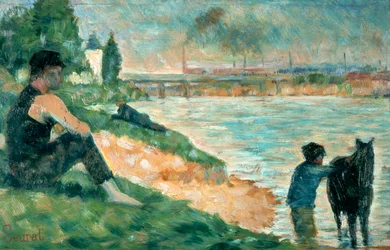 Studie für Une Baignade, 1883