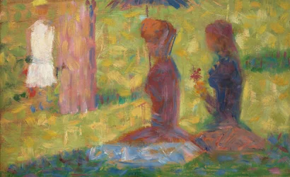 Studie von Figuren für La Grande Jatte, 1884-1885