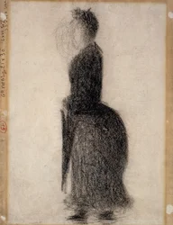 Frau mit Sonnenschirm, ca. 1883
