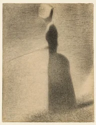 Eine Frau beim Angeln