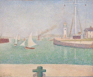 Eingang des Hafens von Honfleur (Entrée du port d
