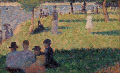 Gruppe von Figuren (Studie für "Ein Sonntag auf La Grande Jatte")